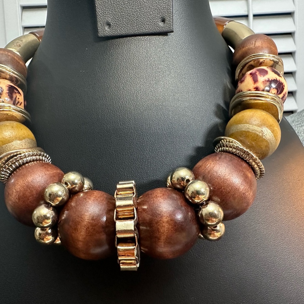 Chunky long, necklace, Pro, cold unique, one-of-a-kind
